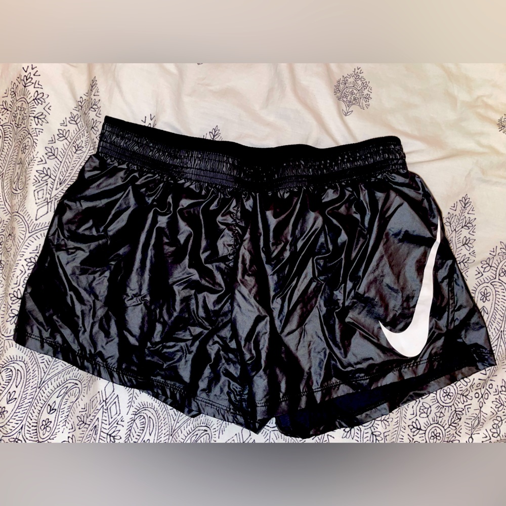 Brand new Nike pleather running shorts